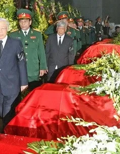 Lễ truy điệu sỹ quan, quân nhân hy sinh trong vụ rơi máy bay Mi-171