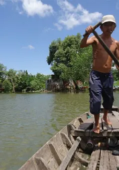 "Ốc đảo" xóm Gò và niềm vui có cây cầu mới