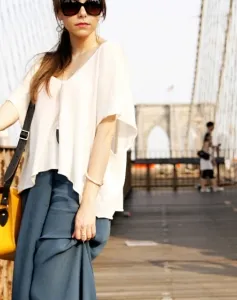 Style nổi bật với quần ống rộng