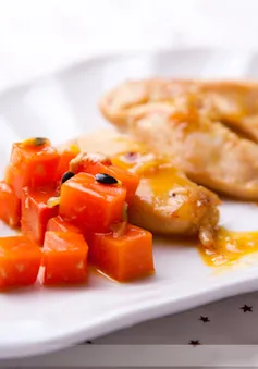 Món ngon ngày hè: Gà sốt chanh dây