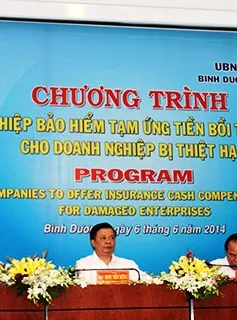 Bình Dương: 114 tỷ VND tạm ứng bảo hiểm giúp các DN bị thiệt hại vững tin hơn