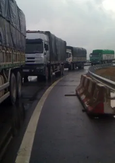 Bắt 8 đối tượng bảo kê xe quá tải tuyến cao tốc Nội Bài - Lào Cai