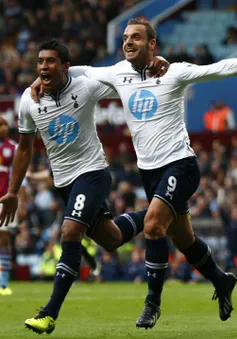 VIDEO: Hạ A.Villa, Tottenham bám đuổi Man City