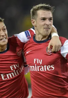 VIDEO: Ramsey toả sáng, Arsenal phục thù Dortmund