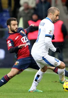 Genoa 1-0 Inter: Gục ngã nơi đất khách (VIDEO)