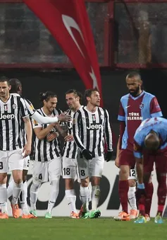 Trabzonspor 0-2 Juventus: Hạ gục nhanh, tiêu diệt gọn (VIDEO)