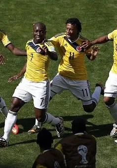 World Cup 2014, bảng C: Đại thắng Hy Lạp, Colombia chiếm ngôi đầu
