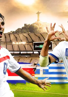 Costa Rica - Hy Lạp: "Ngựa ô" tung vó! (3h00, ngày 30/6, VTV3)