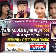 "Mang âm nhạc đến bệnh viện” tới TP Hoa phương đỏ