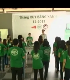 Thắt “Ruy băng xanh” -  Hứa không xả rác