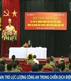 Vai trò của lực lượng CAND trong chiến dịch Điện Biên Phủ 