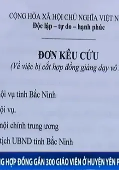 Bắc Ninh: Gần 300 giáo viên gửi đơn "kêu cứu" vì bị dừng hợp đồng