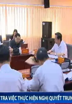 Kiểm tra việc thực hiện Nghị quyết Trung ương 4 khóa XI 