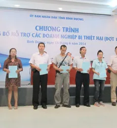 Bình Dương: Công bố gói hỗ trợ các doanh nghiệp bị thiệt hại
