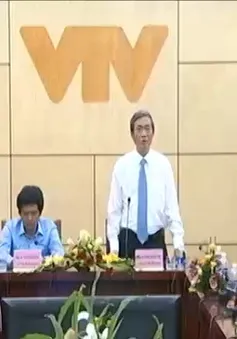 Đồng chí Đinh Thế Huynh thăm Đài THVN nhân ngày Báo chí Cách mạng Việt Nam