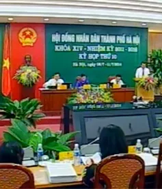 Khai mạc kỳ họp thứ 10 HĐND TP Hà Nội 