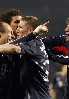 Bayern tiến nhanh tới ngôi vô địch Bundesliga