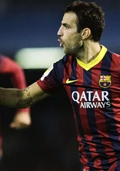Fabregas thừa nhận có trận hay nhất từ khi tới Nou Camp