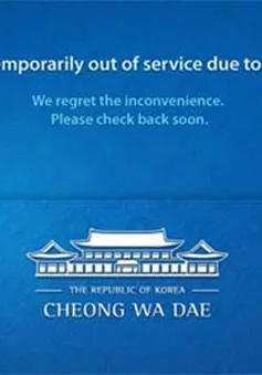 Nhiều trang web chính phủ Hàn Quốc tê liệt vì tin tặc