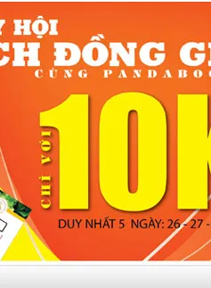 Mua sách đồng giá 10.000 đồng ở PandaBooks
