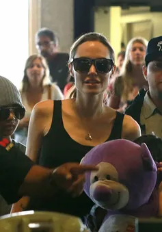 Mẹ con nhà Angelina Joilie đến Hawaii làm phim