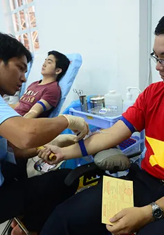 TP.HCM: Hơn 600 thanh niên tham gia hiến máu tình nguyện