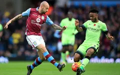 Aston Villa 0-0 Man City: Mất điểm, mất người, mất ngôi đầu!