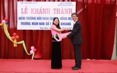 “Chuỗi trường học hữu nghị” dừng chân ở Điện Biên