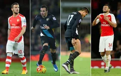 Alexis Sanchez hoàn tất 'đội hình bệnh binh' của Arsenal