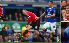 Man Utd "kéo sập" Goodison Park, Rooney lập kỷ lục mới