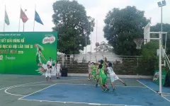 Giải Bóng rổ học sinh Tiểu học HN 2015 được mùa