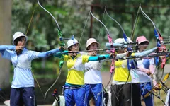 Đoàn Hà Nội tạm dẫn đầu giải Bắn cung vô địch quốc gia 2015
