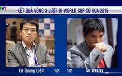 World Cup Cờ vua 2015: Lê Quang Liêm hòa kỳ thủ hạng 9 thế giới