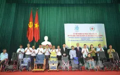 Nhật Bản tặng 30 xe lăn cho người khuyết tật tỉnh Thái Bình