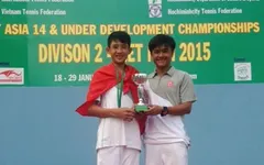 Quần vợt Việt Nam thăng hạng tại U14 châu Á