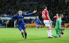 Chọc thủng lưới Man Utd, Vardy đi vào lịch sử Premier League
