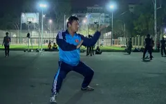 Nghị lực sống phi thường của võ sư mù Nguyễn Kim Hoàng