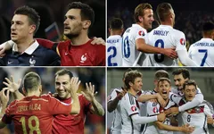 Anh, Pháp, TBN, Italy & Đức vào nhánh đấu “tử thần” tại EURO 2016
