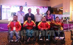 ĐT cử tạ khuyết tật Việt Nam "hái vàng" trước thềm Paralympic