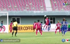 VIDEO: ĐT Thái Lan mở tỷ số sau sai lầm của Chương Thị Kiều