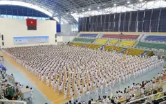Giải thi đấu thể dục dưỡng sinh TP.HCM xác lập kỷ lục đồng diễn