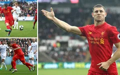 Swansea 1-2 Liverpool: Quỷ đỏ áp sát ngôi đầu