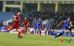 Xuân Trường, Văn Toàn "nhảy múa" trước khung thành Đài Bắc Trung Quốc
