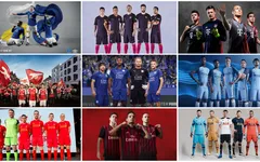 Chùm ảnh: Áo đấu mùa giải 2016/17 của các CLB châu Âu