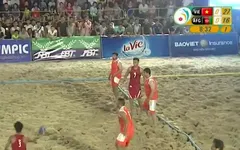 ĐT bóng ném bãi biển nam thắng cách biệt ĐT Afghanistan