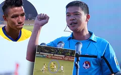 SLNA đề nghị treo còi vĩnh viễn ông Hà Anh Chiến vì quả penalty tưởng tượng