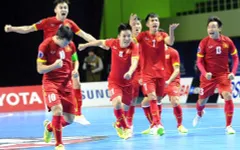 ĐT Futsal Việt Nam đá trận ra quân trong trang phục đỏ truyền thống