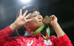 Ảnh: Các VĐV nhận HCV trong ngày thi đấu 12 của Olympic Rio 2016