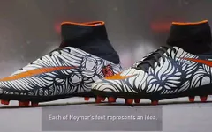Neymar khoe giày mới “hoa hòe hoa sói”
