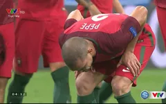 Pepe nôn trên sân ngay sau trận chung kết
